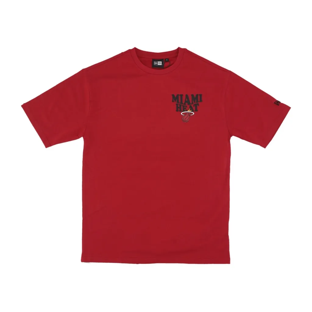 maglietta uomo nba script oversize tee miahea PRINT RED/WHITE