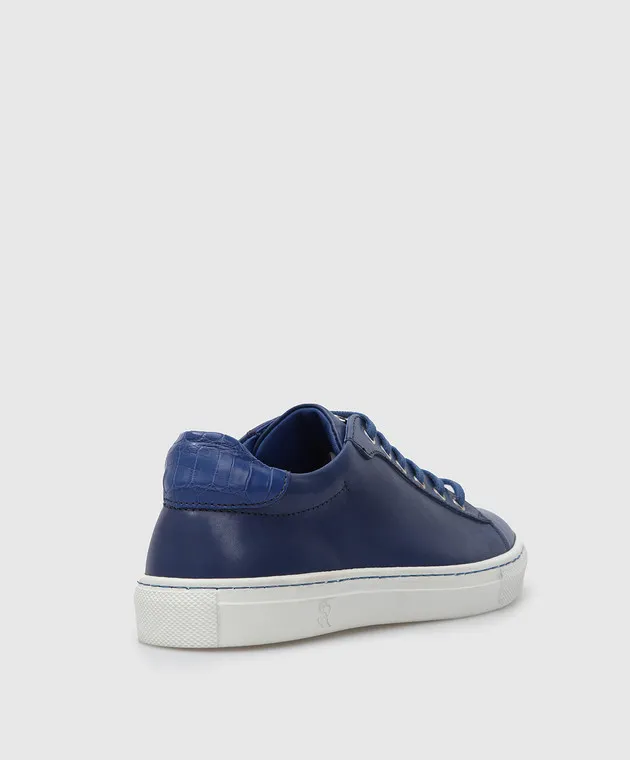 Stefano Ricci Scarpe da ginnastica in pelle per bambini YRU02G890VBVCS